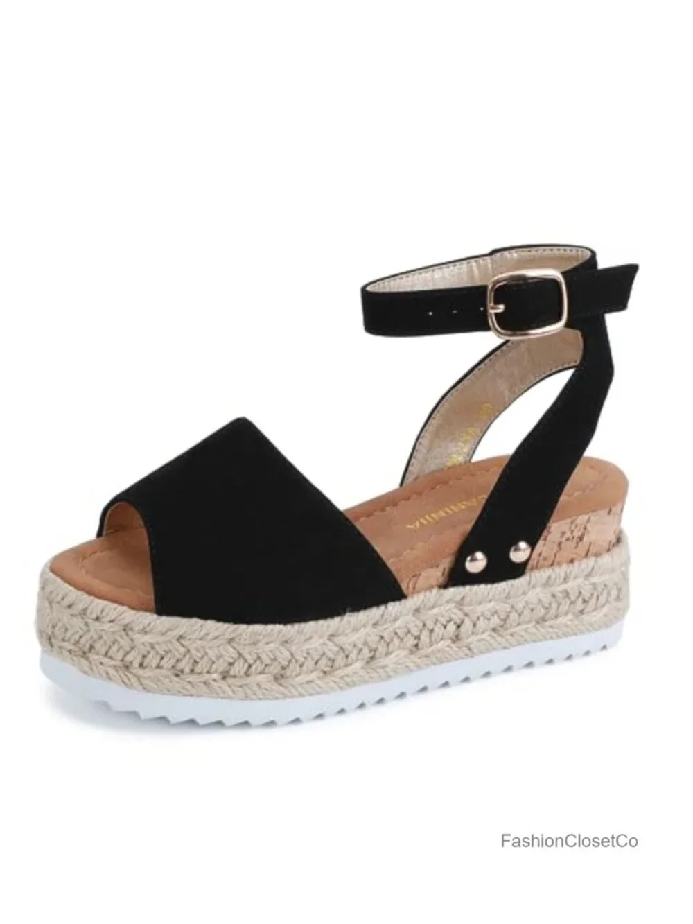 Girls Wedge Platform Sandals Espadrille Dress Shoes Heels